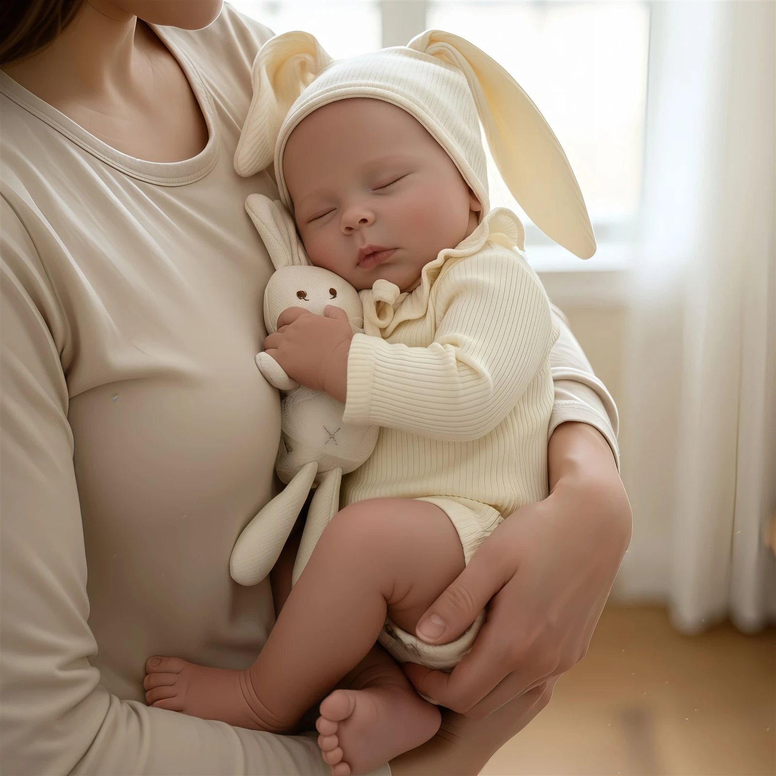 Sleeping Lifelike Reborn Baby Girl Sleeping Lifelike Reborn Baby Girl